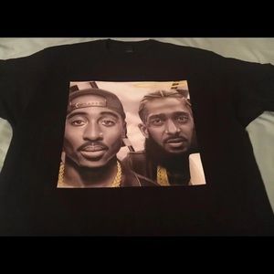 TUPAC NIPSEY TRIBUTE TEE SIZE LARGE